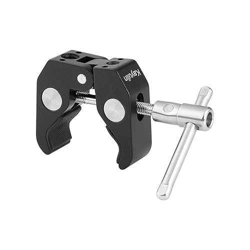 Kayulin Super Crab Clamp with Locating pin for DSLR Camera Studio