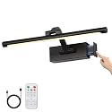 MKBNG Picture Light Removable Battery Charging, 16in Wireless Art Light for Paintings, Dimmable 5000mAh Recharging Battery Picture Light with Remote