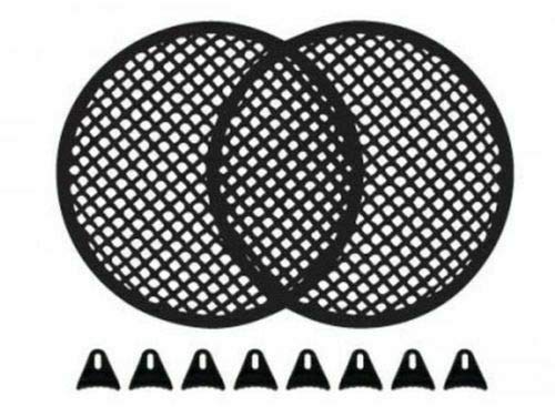 2 MR DJ 15" SubWoofer Metal Mesh Cover Waffle Speaker Grill Protect Guard DJ