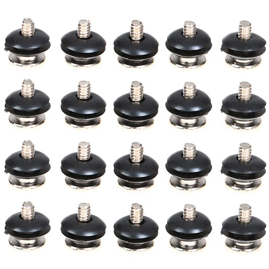 VizGiz 20 Pack 3.5 inch HDD Screws 6#-32 Shockproof Screw Rubber Ring Washer Anti-Vibration Mounted Bolts for PC Computer Chassis Case 3.5'' HDD Hard
