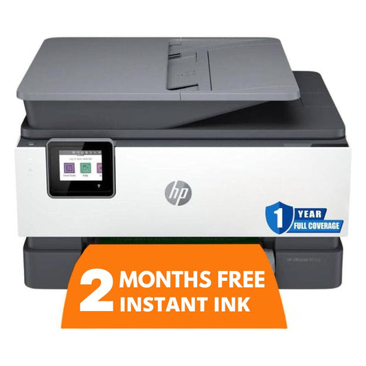 HP OfficeJet 9012e All-in-One Color Inkjet Wireless Printer Scanner Copier Fax with 6-month Instant Ink Mobile Computer Printers for Home Use Office
