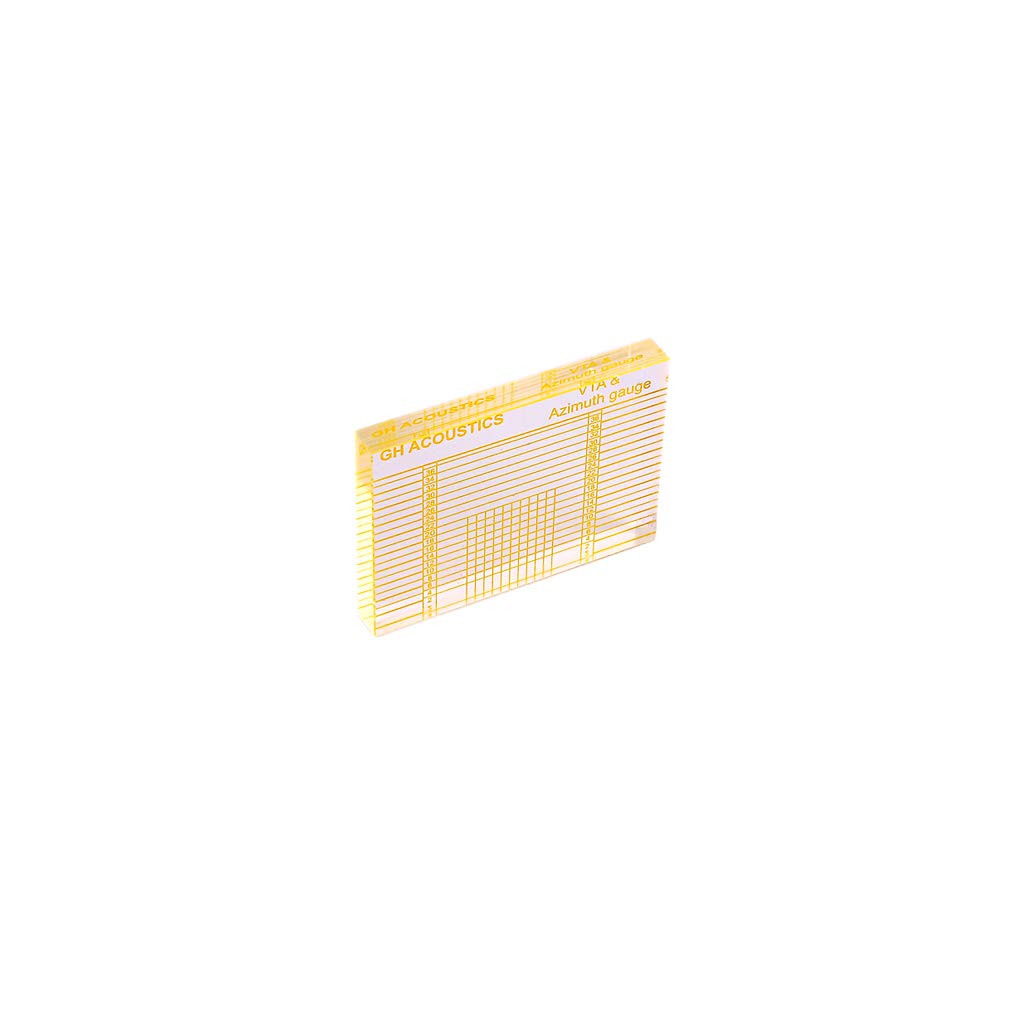 Alnicov LP Vinyl Record Player Azimuth Ruler?for Measuring Phono Tonearm VTA/Cartridge Azimuth Ruler Balance Cartridge Azimuth Ruler