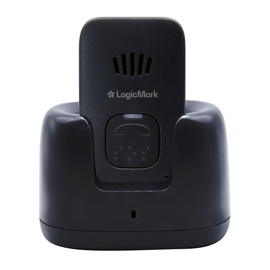 LogicMark Guardian Alert 911 Plus - No Monthly Fees, 2-Way Emergency Pendant for Seniors, with Fall Detection, Water Resistant, Direct 911 Connection