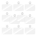 POHFP 10 pack Transparent Phone Tether Tab,Cell Phone Tether Replacement for iPhone Smartphone Case & Other CellPhone Case,No Adhesive,CellPhone Strap