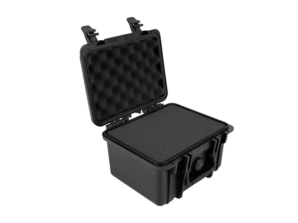 Monoprice Weatherproof/Shockproof Hard Case - Black Ip67 Level Dust and Water Protection Up to 1 Meter Depth with Customizable Foam, 10" x 9" x 7"