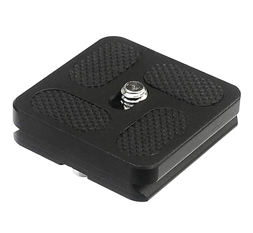 Fotasy 40mm Arca Swiss Plate, 40 mm QR Plate, Quick Release Plate, Small Arca Plate, Tiny Quick Release Plate fits Arca-Swiss Standard Clamp