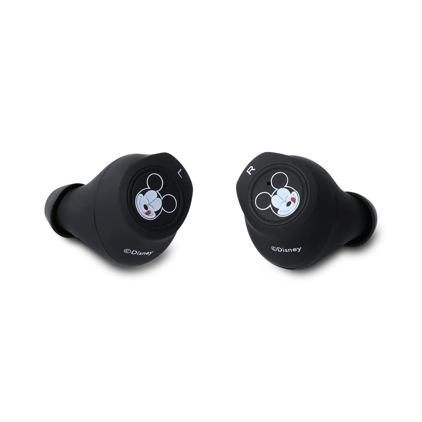 Disney Mickey Mouse Bluetooth Earbuds with Charging Case- Bluetooth Wireless Headset with Built-in Mic and 30 Hours of Playtime- Mickey Mouse Gifts