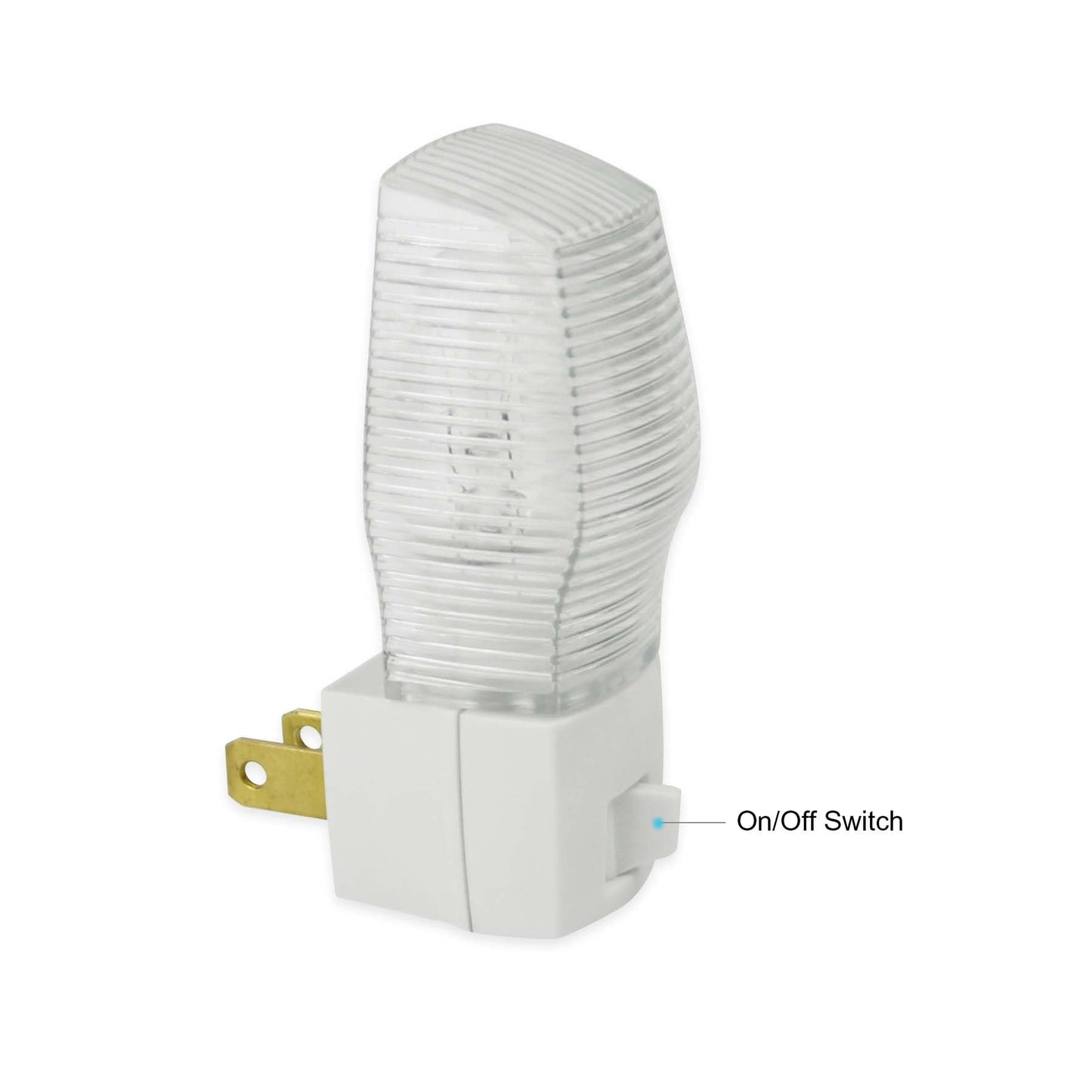OSKOS 6 Pack Plug in Night Light with Manual On/Off Switch, 7W Incandescent Bulb Included, ETL Listed