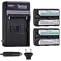 Tectra 2 Pack NP-FM50 Battery and Charger Kit for Sony NP-FM30 NP-FM51 NP-QM50 NP-QM51 NP-FM55H and HDR-HC1 TRV280 TRV350 TRV250 TRV19 TRV22 DVD101