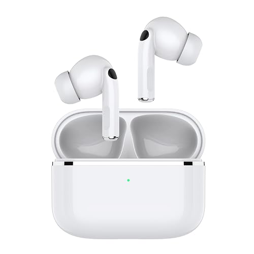 Harper 5.0 Pro True Wireless TWS Bluetooth Earbuds with Charging Case + USB-C Cable, 20H Playtime, Deep Stereo Bass, Touch Control, iOS Android