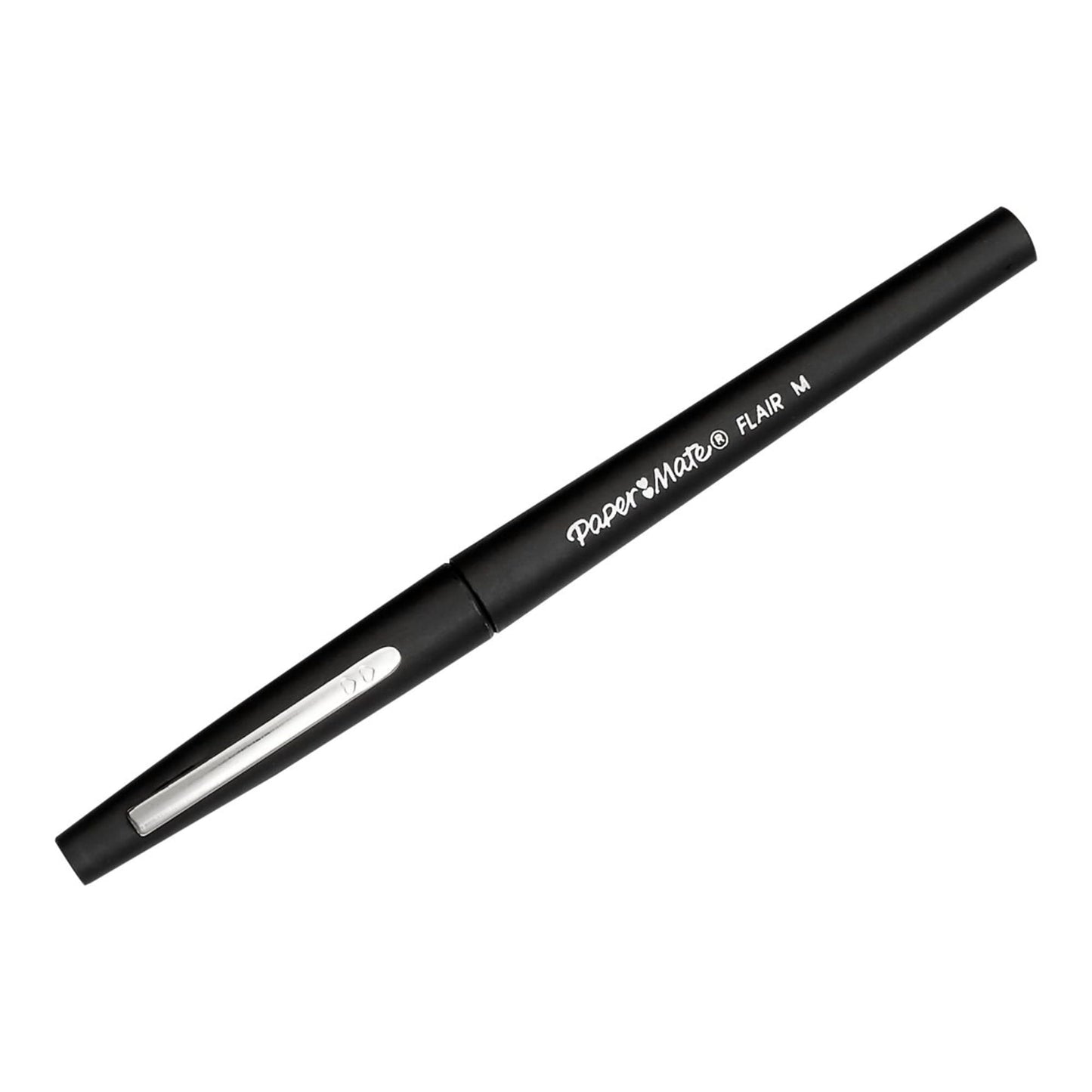 Paper Mate Flair Felt Tip Pens, Medium Point (0.7mm), Black, 4 Count