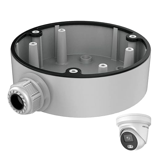 KENUCO DS-1280ZJ-DM21 CB140PT Junction Box for Cameras 5.4'' Conduit Base(1 Pack)