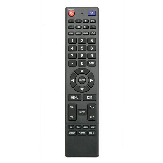 New 850125633 Remote Control Replacement for Hitachi TV LE43A509 LE43A6R9 LE49A509 LE49A6R9 LE50A6R9