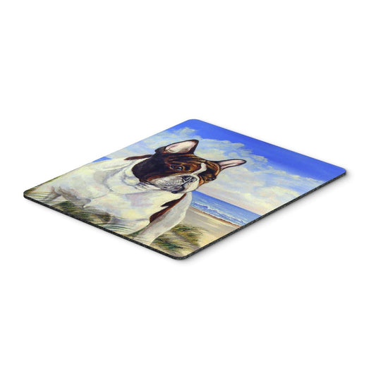 Caroline's Treasures 7171MP French Bulldog at The Beach Mouse Pad, Hot Pad or Trivet for Home Office Gaming Working Computers Laptop Mouse