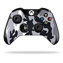 Protective Vinyl Skin Decal Skin Compatible with Microsoft Xbox One/One S Controller wrap Sticker Skins Gray Camo