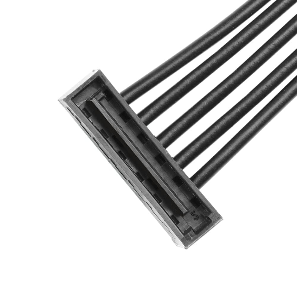 J&D (2 Pack 15 Pin SATA to 4 SATA Power Splitter Extension Cable, Female to Male, 20 inch