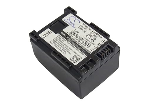 VI VINTRONS 890mAh Battery for Canon Vixia HF10, Vixia HF11, Vixia HF100, Vixia HG20