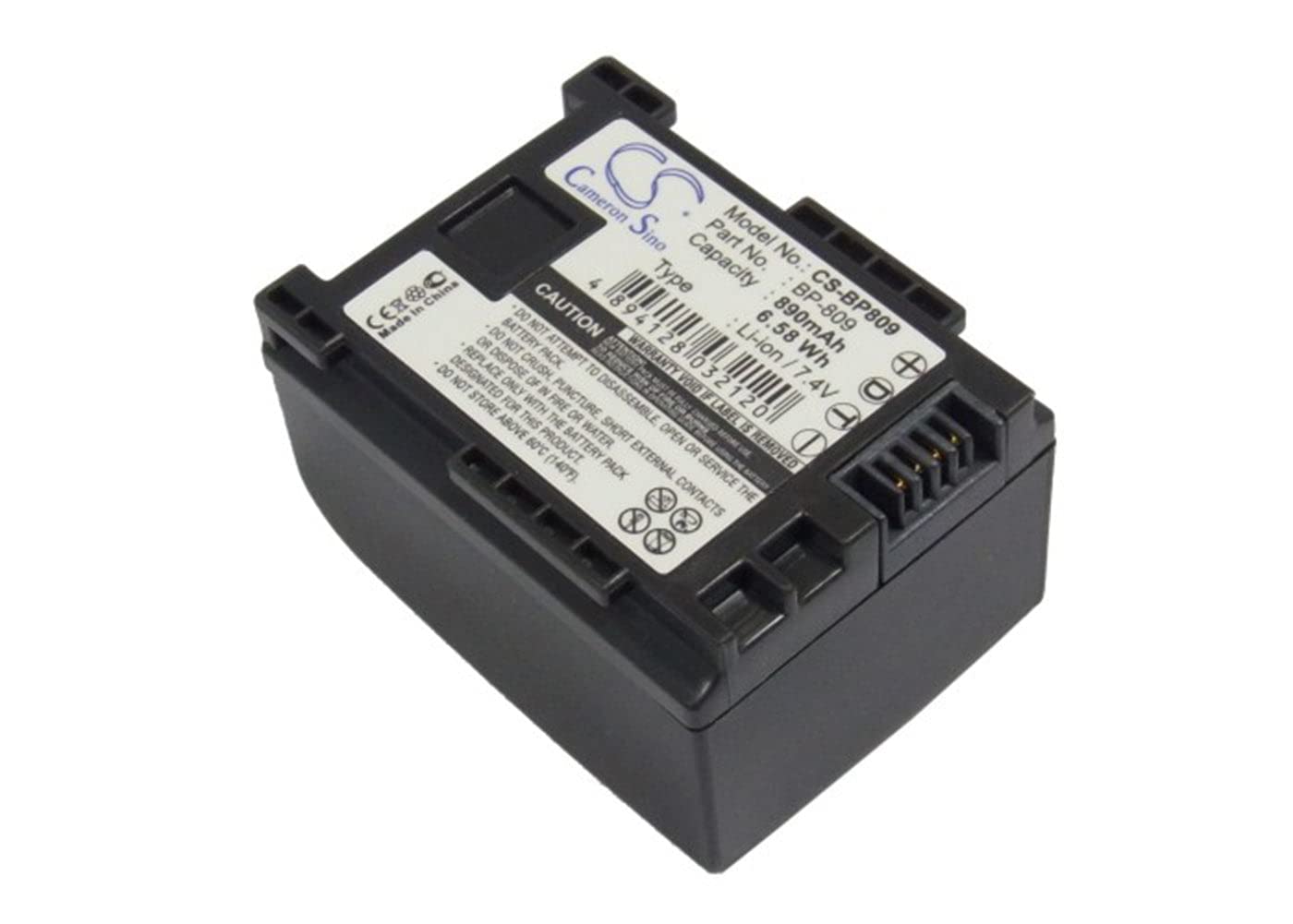 VI VINTRONS 890mAh Battery for Canon Vixia HF10, Vixia HF11, Vixia HF100, Vixia HG20