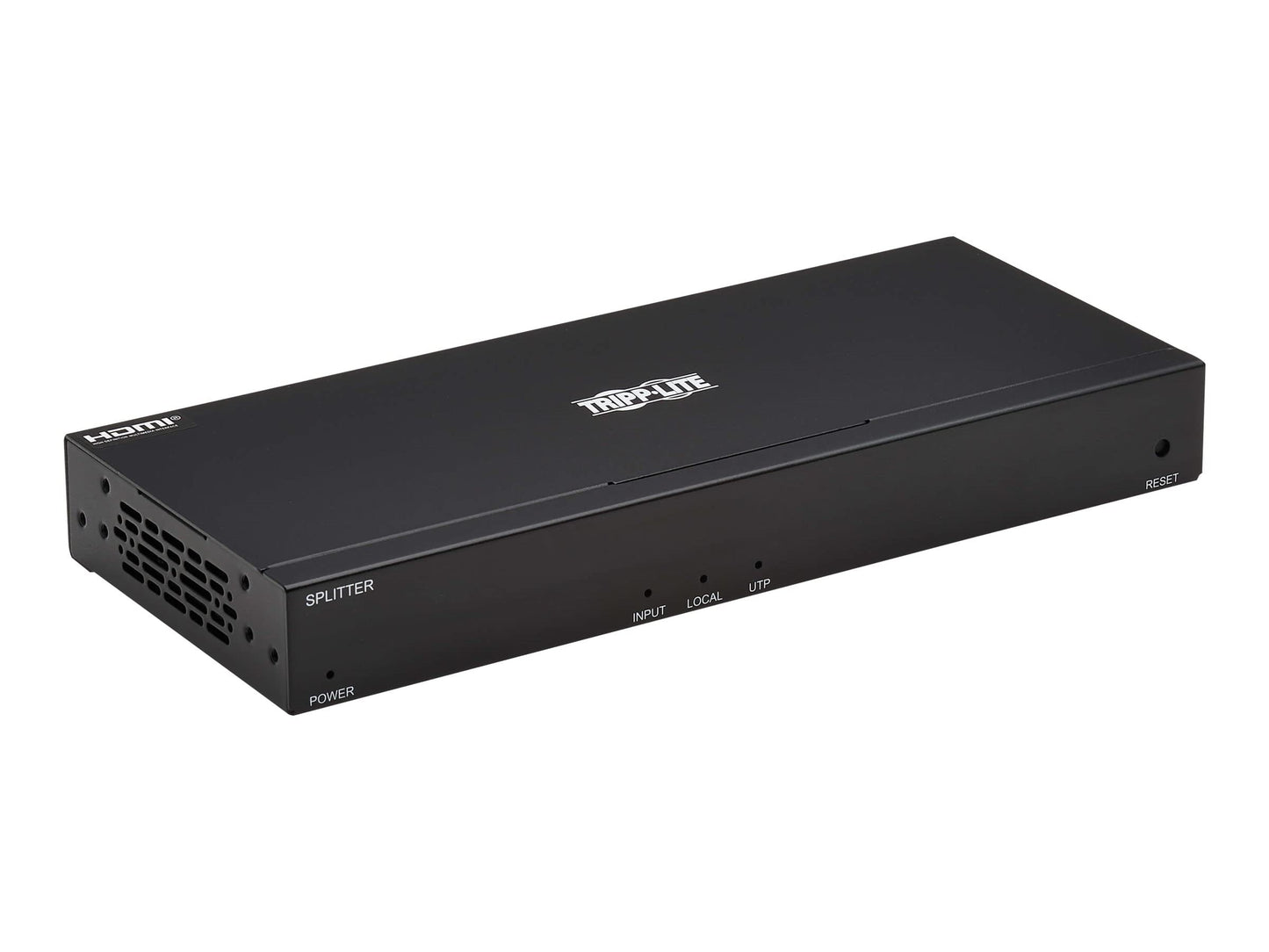 Tripp Lite 4-Port HDMI Over Ethernet Cat6 Splitter - Up to 230 feet or 70.1 Meters - 4K 60Hz Video, HDR 4:4:4, PoC, HDCP 2.2, TAA Compliant