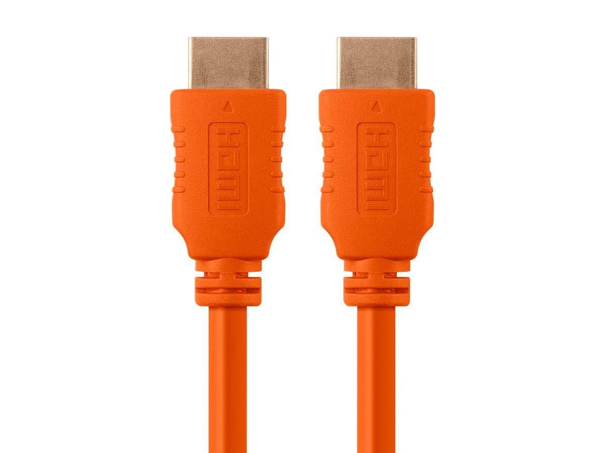 Monoprice 4K High Speed HDMI Cable - HDMI 2.0, 4K@60Hz, HDR, HDR10, Dolby Vision, 18Gbps, YUV 4:4:4, 28AWG, With Ferrite Cores, 1.5 Feet, Blue