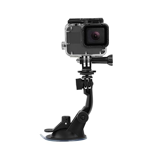 Suction Cup Mount Compatible with Gopro Hero 13 12 11 10 9 8/AKASO EK7000/Brave 4/Brave 7/V50X/Insta360 x5 x4/ODDV/DJI Osmo Action 5