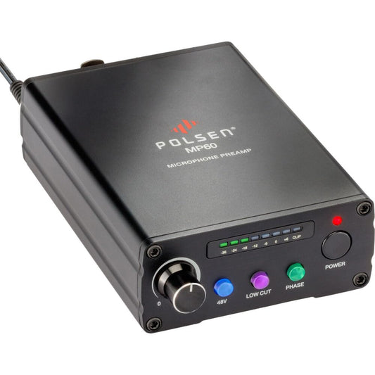 Microphone Preamp - Compatible with Shure, Dynamic Mics, Pre Amp for Microphones, and XLR Preamp for Studio and Podcasting