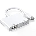 Apple MFi Certified USB-C to HDMI Adapter 4K@60Hz for iPhone 17 16 15 MacBook Pro Air iPad Pro, Digital AV HDMI 2.0 Cord Compatible with Samsung