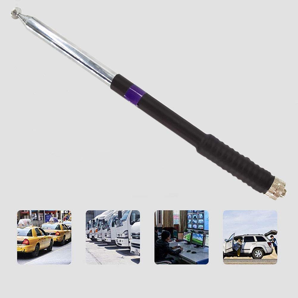 TENQ FP10120 SMA-Female Telescopic Antenna 136-174mHz Anti-Collision Extendable Antenna for WouXun Kenwood BAOFENG UV-5R BF-888S Walkie Talkie