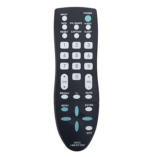 GXCC Replace Remote Control Compatible with Sanyo TV DP32640 DP32642 DP39842 DP39843 DP19648 DP19649