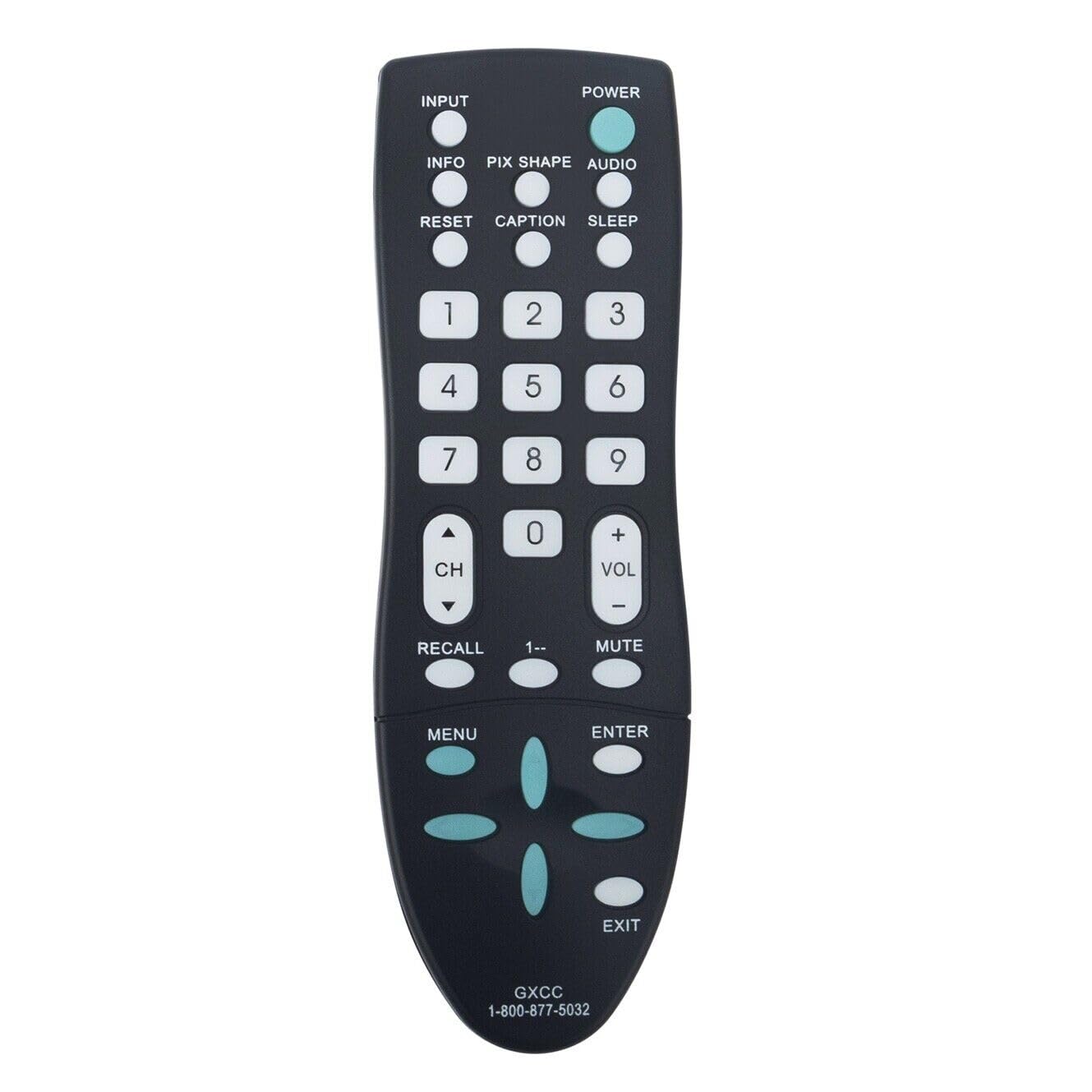 GXCC Replace Remote Control Compatible with Sanyo TV DP32640 DP32642 DP39842 DP39843 DP19648 DP19649