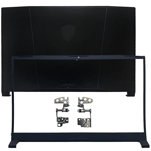 New Compatible Replacemen for MSI Katana 17 B13V B12V MS-17L5(LCD Rear Back Top Cover Case+LCD Front Bezel Cover+LCD Hinges)