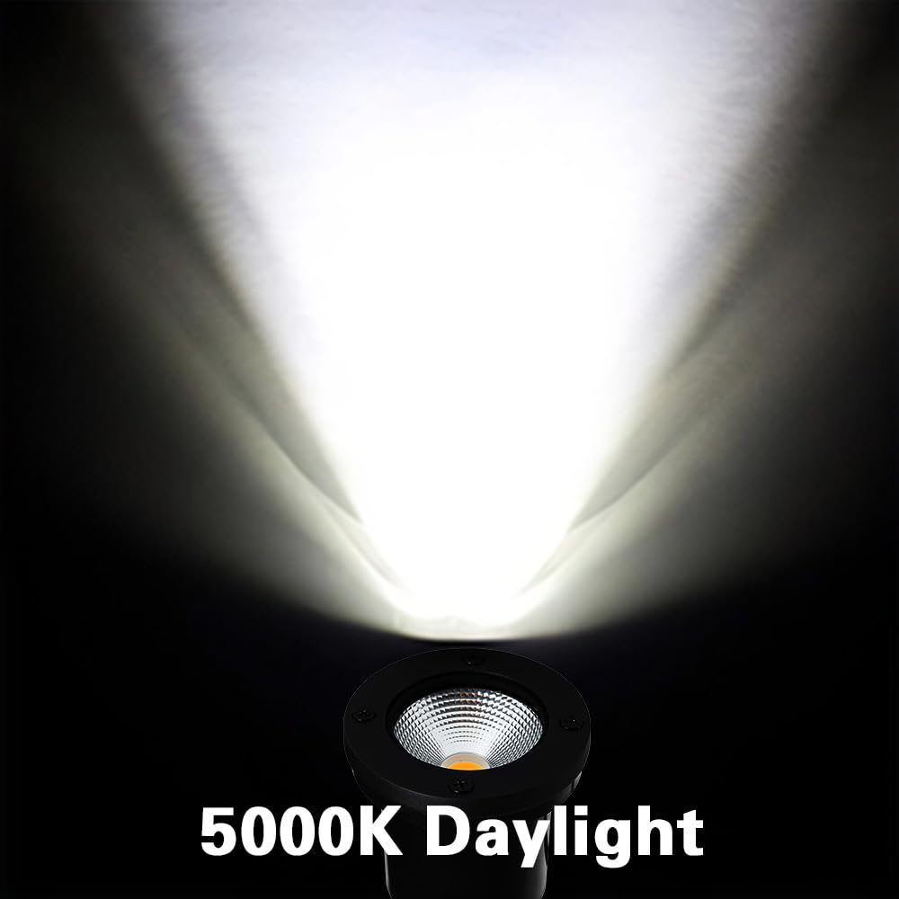EAGLOD 20W Led 12V AC/DC Flag Spotlights Outdoor Landscape Lights,Low Voltage Landscape Lighting,IP65 Waterproof Flag Lights for Yard Wall Mounted