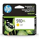 HP 910XL Yellow High-Yield Ink Cartridge | Works with OfficeJet 8010, 8020 Series, OfficeJet Pro 8020, 8030 Series | Eligible for Instant Ink |