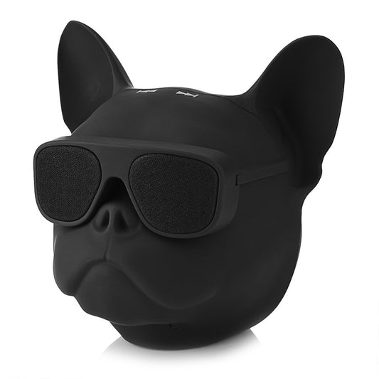 French Bulldog Shaped HI-FI Wireless Speaker w/Function of Voice Command, w/ 32G Capacity, Bluetooth4.1, Portable, Perfect for Home, Long Time Use