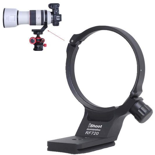 iShoot Metal Lens Collar Tripod Mount Ring Compatible with Canon RF 70-200mm f/2.8L is USM E (III), Lens Support Holder Bracket Bottom is 39mm
