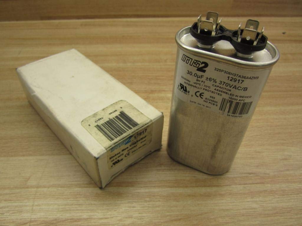 Jard 12917 30MFD X 370V OVAL Motor Run Capacitor
