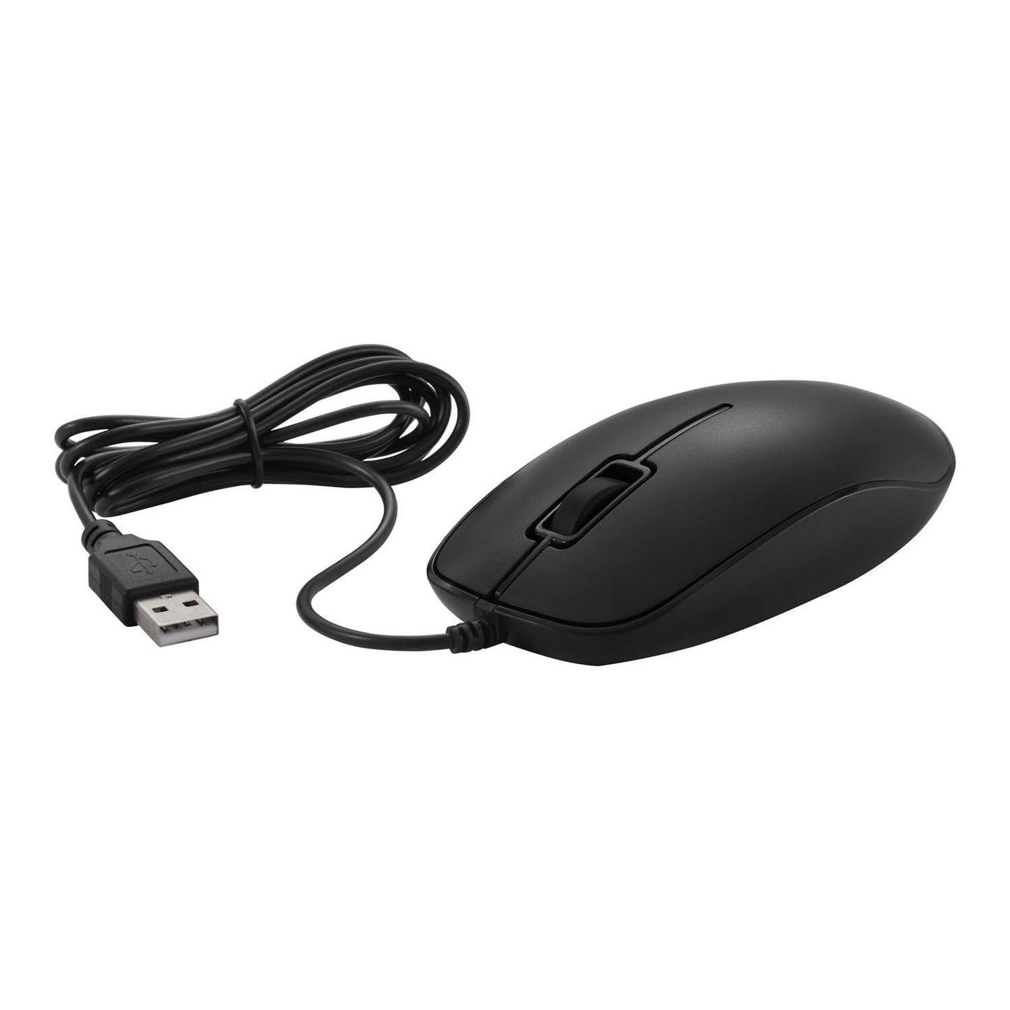 INSIGNIA Keyboard and Mouse - Wired and Wireless USB Input Devices for PC, Laptop, Windows/Mac, Quiet Typing, Ergonomic Design (Wired Mouse Black)