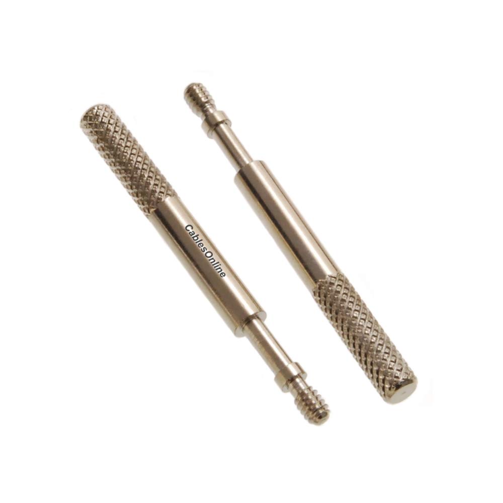CablesOnline 25-Pack Metal Thumb Screws for Parallel/Serial DB9/DB25/VGA Connectors (SCR-T05-25)