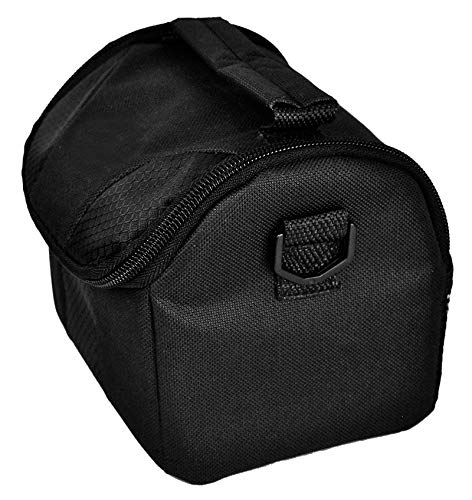 Pixel Hub Photography Padded Camera DLSR/SLR Equipment Gadget Bag Case (Black) for Nikon, Canon, Sony, Pentax, Olympus Panasonic, Fijifilm, Samsung
