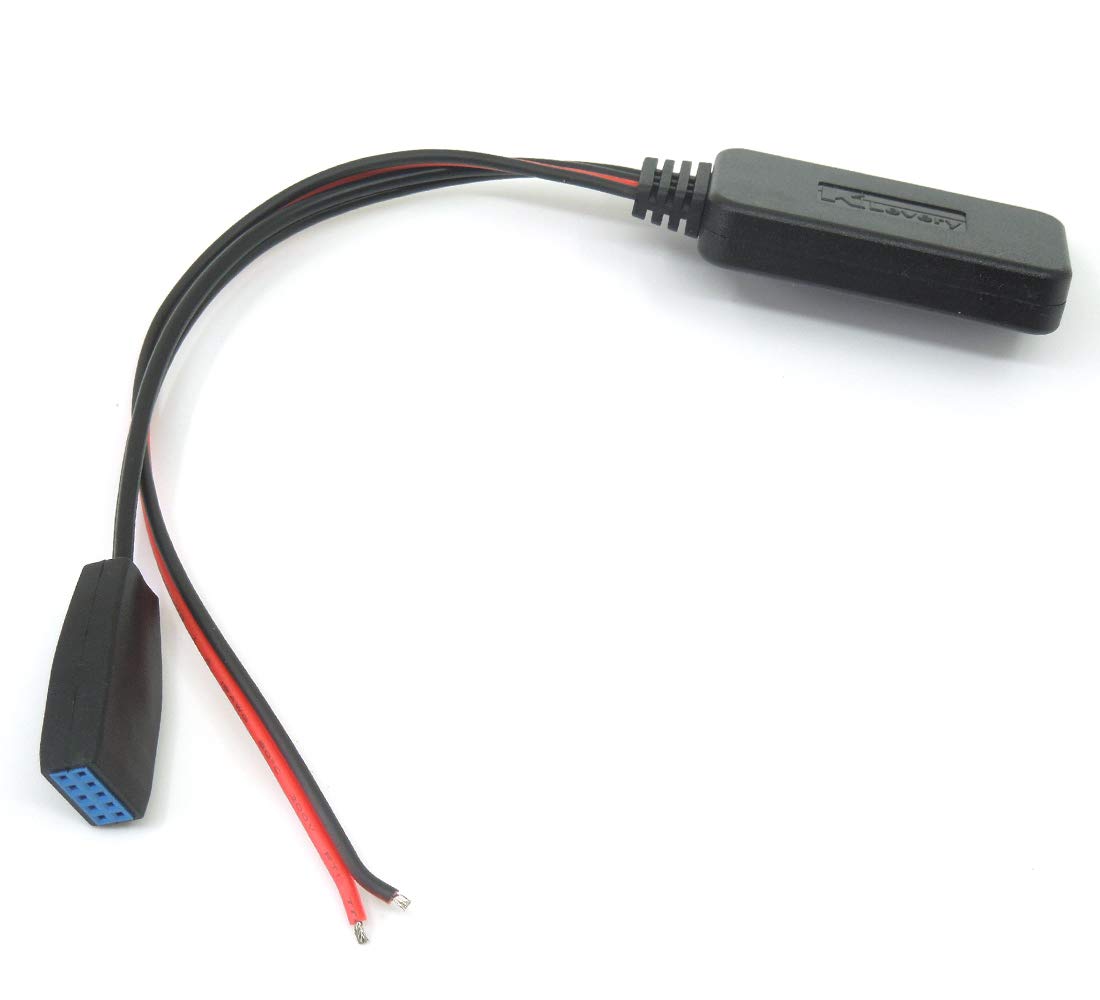 colorparts2016 Car Bluetooth Adapter Audio Aux 10-pin Interface Cable for BMW E46 3-Series 2002-2006 Busines CD