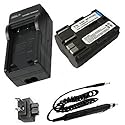 Battery and Charger for Canon BP-511, BP-511A and Canon EOS 5D, 20D, 20Da, 30D, 40D, 50D, 300D, EOS Digital Rebel, EOS D30, D60 Digital SLR Camera