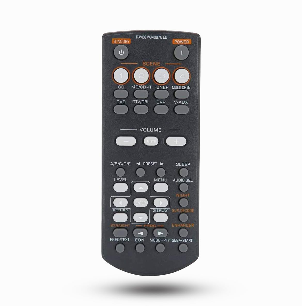 RAV28 WJ40970EU Replacement Remote Control for Yamaha Home Theater AV Receiver RAV34 RAV250 RX-V361 RX-V365 RX-V365BL RX-V363 RX-V463 HTR-6030