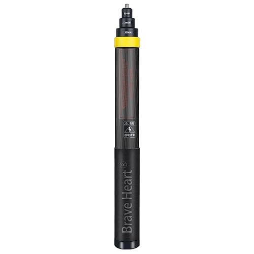3m Selfie Stick 9.8ft Carbon Fiber Extended Invisible Selfie Stick for Insta360 X5/X4/X3/X2/ONE R/RS/X & GO 2 - Action Camera