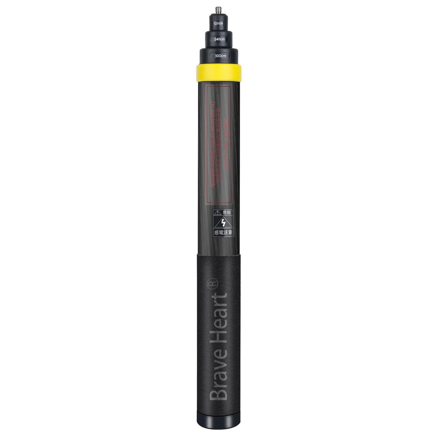 3m Selfie Stick 9.8ft Carbon Fiber Extended Invisible Selfie Stick for Insta360 X5/X4/X3/X2/ONE R/RS/X & GO 2 - Action Camera