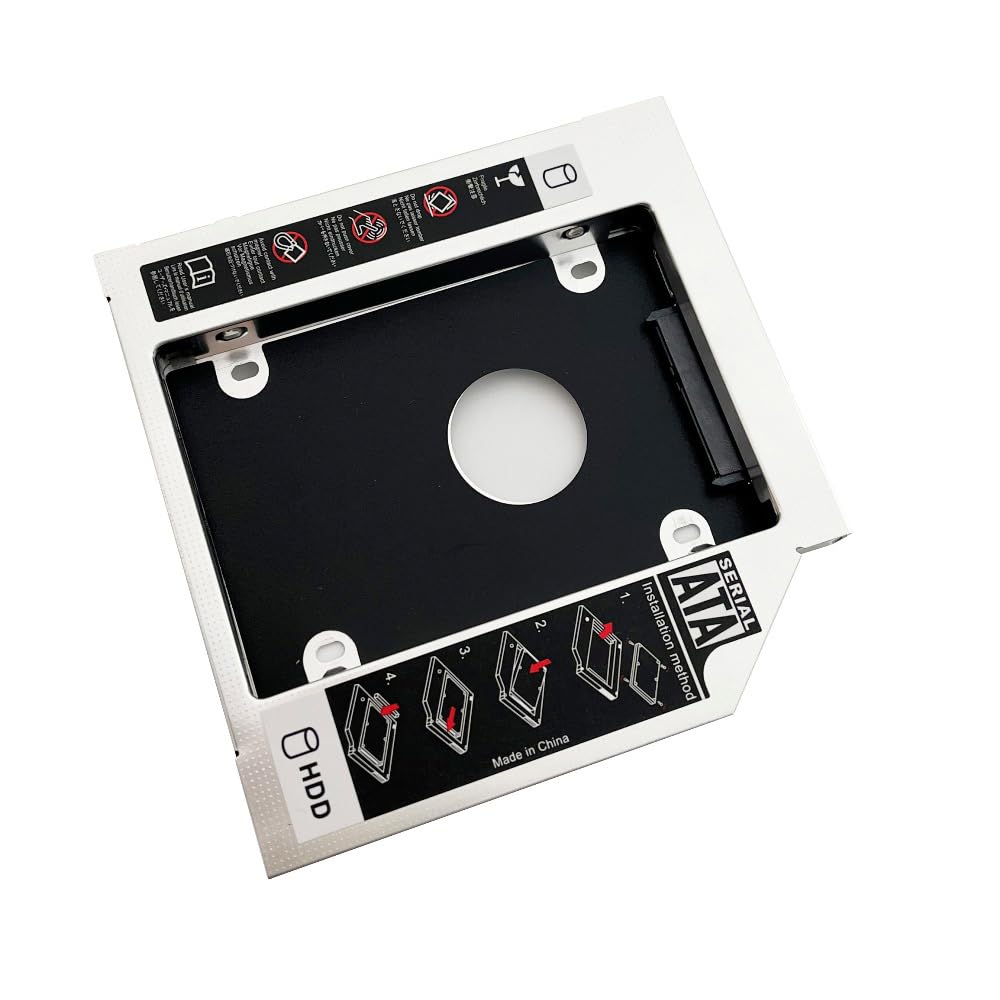 12.7mm 2nd Hard Drive HDD SATA Optical Bay Caddy Frame Tray Bracket for Acer Aspire V3-551G V3-571G v3-471G