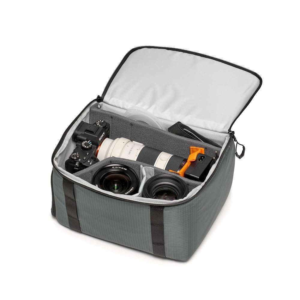 Lowepro GearUp PRO Extra Large II Box, Hard Case for Mirrorless, for Reflex and DSLR, Case with Adjustable Dividers for Camera Backpack, Camera