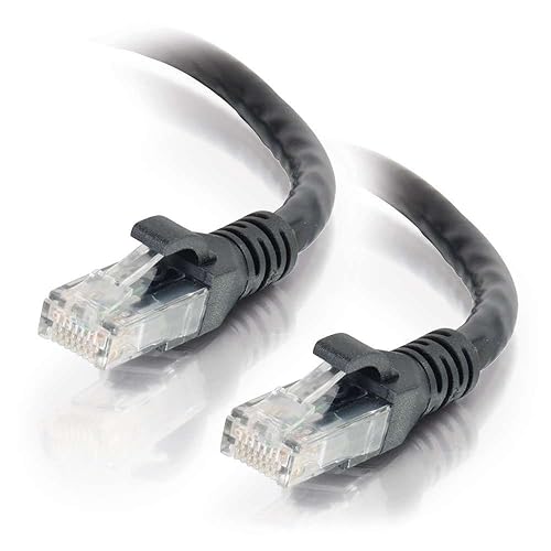 C2G 10293 Cat6 Cable - Snagless Unshielded Ethernet Network Patch Cable, TAA Compliant, Black (7 Feet, 2.13 Meters)