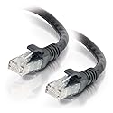 C2G 10293 Cat6 Cable - Snagless Unshielded Ethernet Network Patch Cable, TAA Compliant, Black (7 Feet, 2.13 Meters)