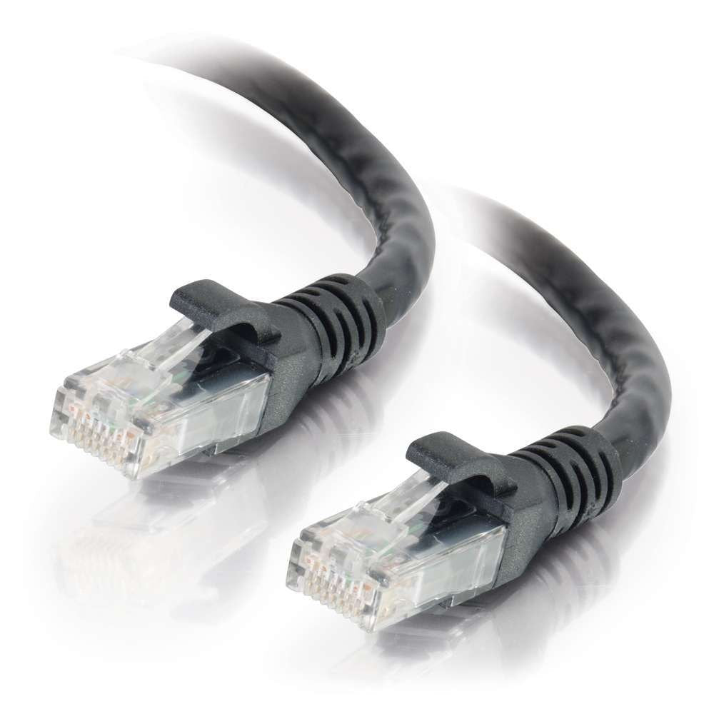 C2G 10293 Cat6 Cable - Snagless Unshielded Ethernet Network Patch Cable, TAA Compliant, Black (7 Feet, 2.13 Meters)