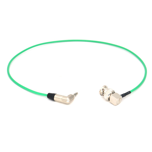 SZYingXian Timecode Cable Elbow 3.5mm to Straight/Right Angle BNC/SDI Cord for Canon C300/500, ARRI Amira, Zoom F8/F4, Blackmagic Pyxis, Sony Venice